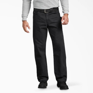 Dickies Relaxed Fit Sanded Duck Carpenter Pants - Rinsed Black - 607645551678 Dickies Relaxed Fit Sanded Duck Carpenter Pants - Rinsed Black - 607645551678