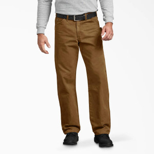 Dickies Relaxed Fit Sanded Duck Carpenter Pants - Rinsed Brown Duck - 607645551890 Dickies Relaxed Fit Sanded Duck Carpenter Pants - Rinsed Brown Duck - 607645551890