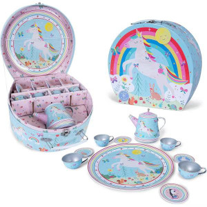 Floss & Rock Rainbow Fairy Musical Tea Set - 11 Piece - 5055166359627