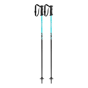 Leki RIDER Ski Poles - Navy/Turqoise - 4028173323197