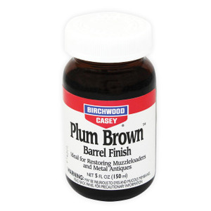Birchwood Casey Plum Brown™Barrel Finish, 5 fl. oz. Bottle - 029057141306
