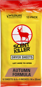 Wildlife Research Ce Scent Killer® Autumn Formula® Dryer Sheets - 024641005804