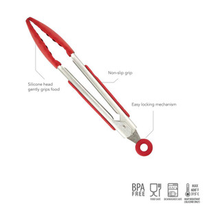 Tovolo Mini Tongs - Cayenne - 010591075059
