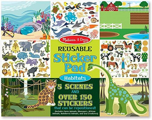 Habitats Reusable Sticker Book - 000772041966