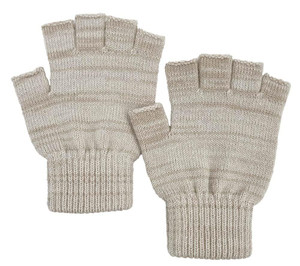 Broner Touch Point Fingerless Wool/Acrylic Glove - Oatmeal - 025379593519