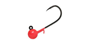 Hawken Fishing Jig Heads With Wire Keeper Cerise - 1/4 oz - 831611003445