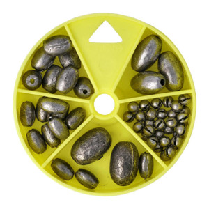 Eagle Claw Egg Sinker and Split-Shot Assortment - 047708704861
