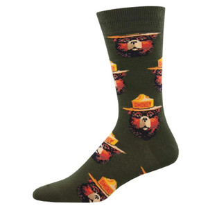 Socksmith Smokey Face Socks Green - 848292047224
