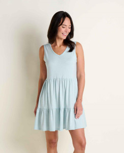 Toad & Co. Marley Tiered Tank Dress - Skyway - 194856290798