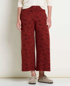 Toad & Co. Chaka Wide Leg Pant - Burgundy - 194856322116