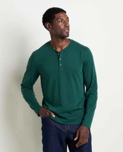 Toad & Co. Re-Form Long Sleeve Henley Tee - Cilantro - 194856325667