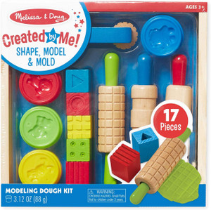 Melissa & Doug Created by Me! Shape, Model and Mold Modeling Dough Kit - 000772001656