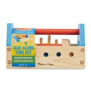 Mellissa & Doug Take-Along Tool Kit Wooden Toy - 000772004947