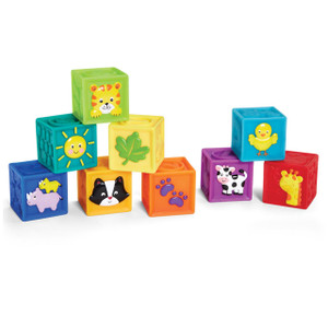 Epoch Everlasting Squeak'n Stack Blocks - 020373003811