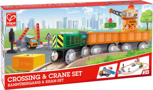 Hape International Crossing & Crane Set - 6943478021648
