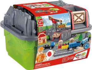 Hape International Railway Bucket-Builder-Set - 6943478029750 Hape International Railway Bucket-Builder-Set - 6943478029750