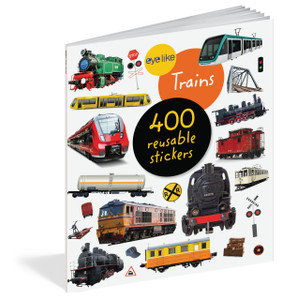Workman Publishing 400 Reusable Trains Stickers - 9781523511273