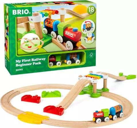 Ravensburger BRIO World Train Set My First Railway Beginner Pack - 7312350337273