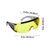 Allen Co, Inc. Fit Over Shooting Glasses Yellow - 026509021704 Allen Co, Inc. Fit Over Shooting Glasses Yellow - 026509021704