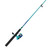 Zebco Splash Jr Blue 4' Spinning Combo - 032784637691