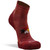 Fox River Mills Inyanka Medium Weight Quarter Crew Running Sock Red - 087839053520