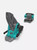 Marker Jester 16 Bindings 2025 - Gray/Turquoise - 883295500772