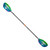 Aquabound Whiskey Fiberglass 4-Piece Straight Shaft Kayak Paddle - Northern Lights - 717320495484