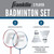 Franklin Sports 2 Player Badminton Set - 025725396429 Franklin Sports 2 Player Badminton Set - 025725396429