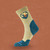 Fits Socks Light Hiker (Arrowhead) Mini-Crew - Dried Herb - 841580128889