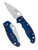 Spyderco Manix® 2 Lightweight - Translucent Blue - 716104008377 Spyderco Manix® 2 Lightweight - Translucent Blue - 716104008377