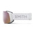 Smith Optics 4D Mag S - White Chunky Knit | ChromaPop Everyday Rose Gold Mirror - 716736731889