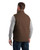 Berne Apparel Heartland Sherpa-Lined Washed Duck Vest - Bark - 092021506258