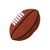 Phd Productions, Llc Multi-Colored Handmade Football - 896760002190