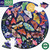Eeboo Moths 500pc Round Puzzle - 689196513268