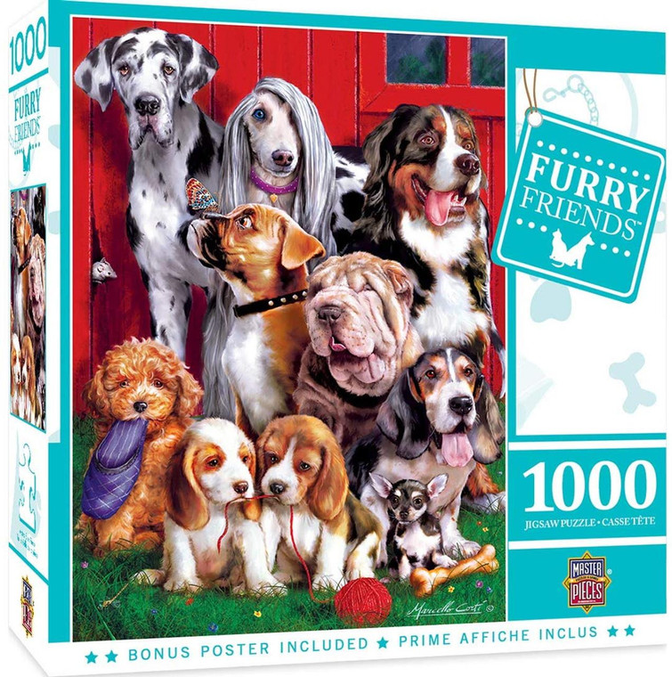 Master Piece Puzzle Sitting Pretty 1000pc Puzzle - 705988719066