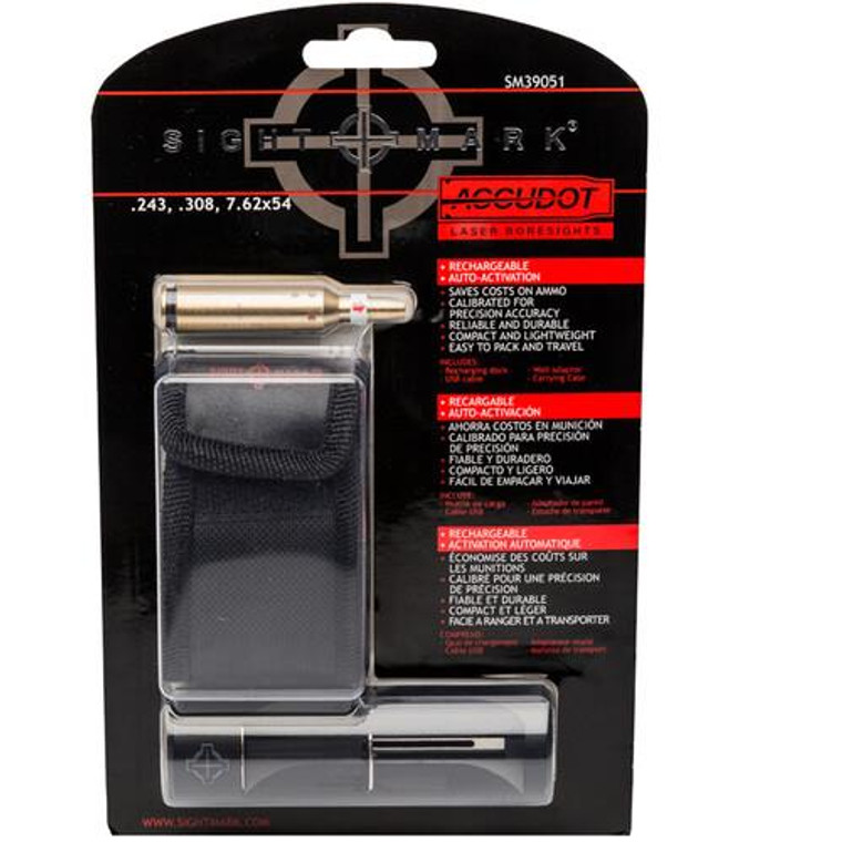 Sightmark Accudot Red Laser Boresight (.243, .308, 7.62x51) - 812495025068