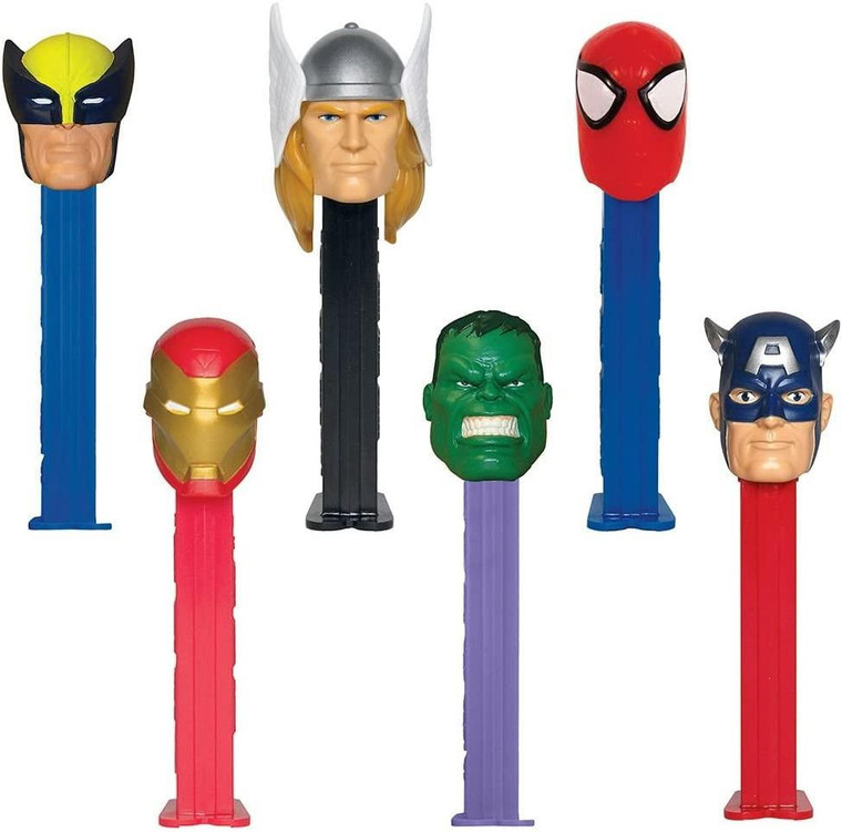 Pez Candy Assorted Marvel Characters - 073621091122