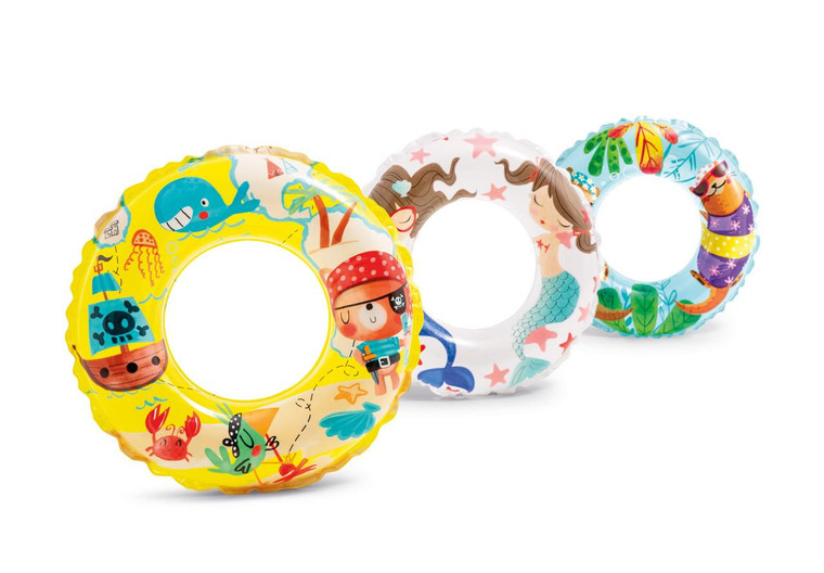 Intex Recreation Assorted Ocean Reef Swim Rings - 078257313115