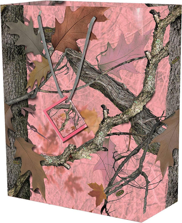 Rivers Edge Products Xlarge Pink Camo Gift Bag - 643323717004