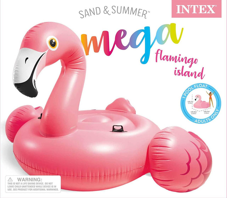 Intex Recreation Mega Flamingo Island - 078257572885