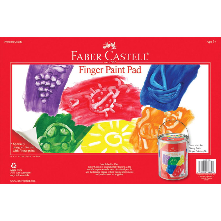 Faber Castell Finger Paint Pad - 092633703397