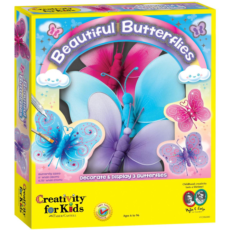 Faber Castell Decorate Beautiful Butterflies - 092633120606