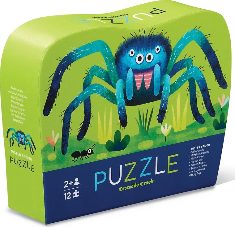 Crocodile Creek Mister Spider Mini Puzzle - 732396412036