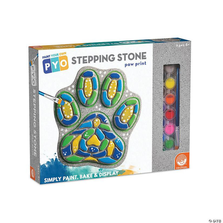 Mindware Paw Print Stepping Stone - 195130118920