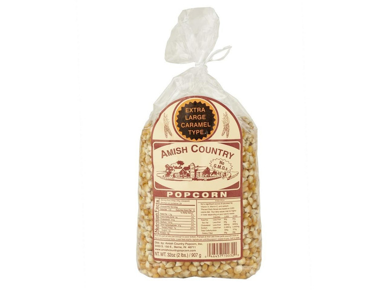 Amish Country Popcorn Extra Large Caramel Type Popcorn - 046457100320