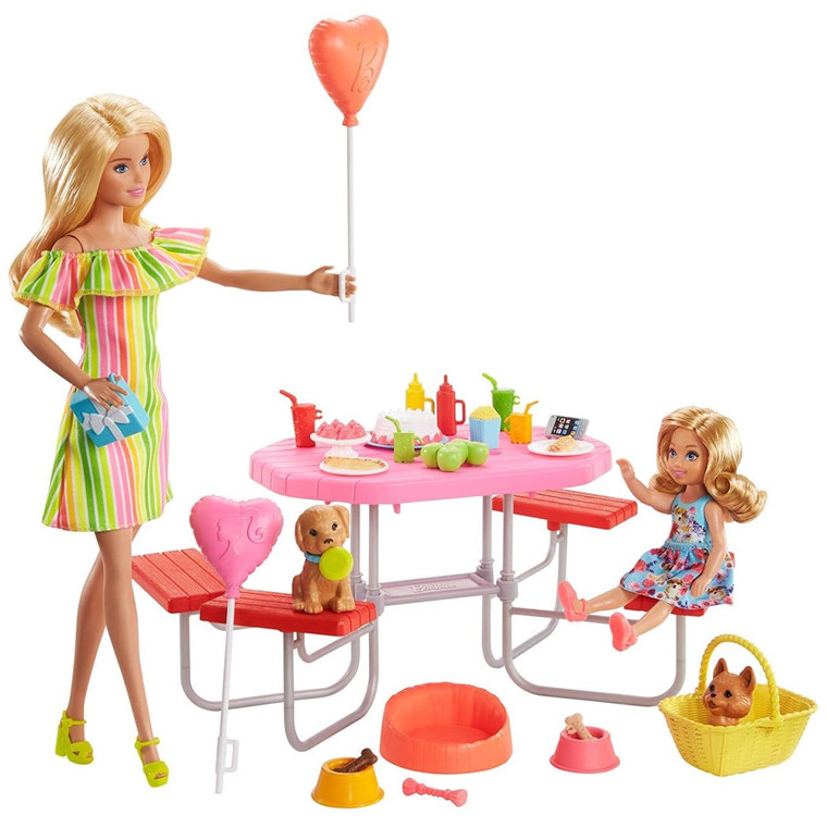 Mattel Inc Barbie Puppy Party Picnic - 887961867442