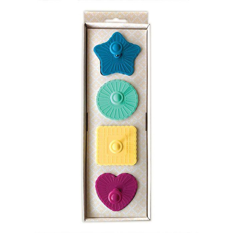 Harold Import Comp Thumbprint Cookie Cutters, Set of 4 - 818876014324