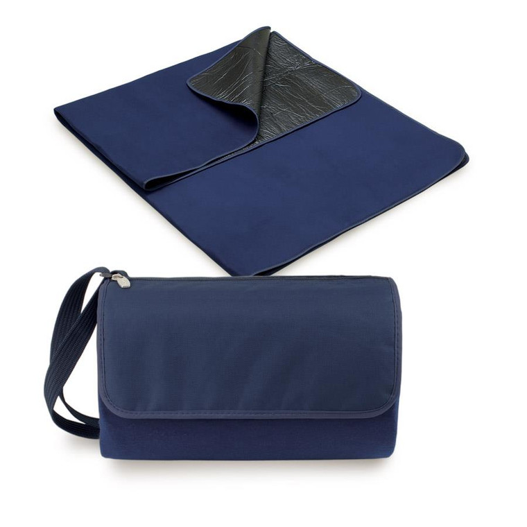 Picnictime Blanket Tote Outdoor Picnic Blanket – Navy - 099967242844