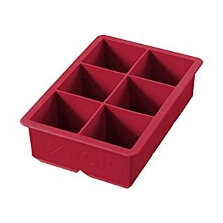 Tovolo King Cube Ice Tray Cayenne - 010591063353