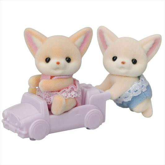 Epoch Everlasting Calico Critters Fennec Fox Twins - Yeager's